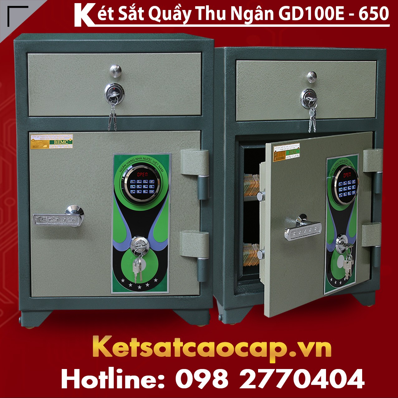 mua két sắt thu ngân ở đâu hà nội